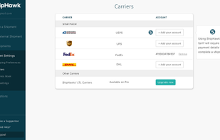 Activate your carriers