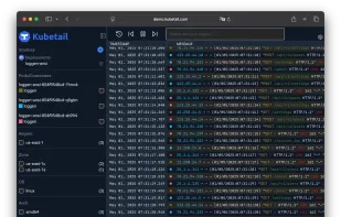 Kubetail screenshot 1