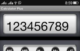 Calculator Plus screenshot 1