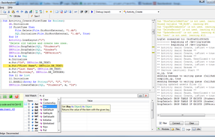 IDE screenshot