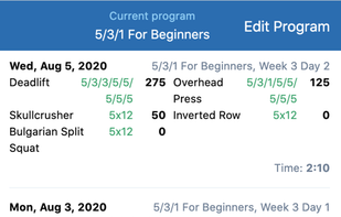 Liftosaur screenshot 3