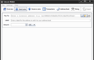 Litecoin screenshot 1