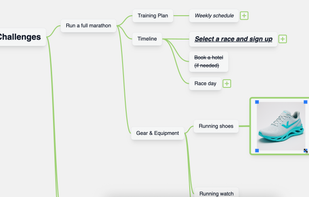 Supports multi-line input, and you can change the text attributes (Bold, Italic, Underline, Strikethrough, and font size). Moreover, you can insert images that can be resized by dragging.