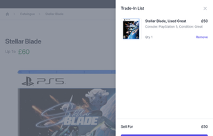 Once configured users can checkout their trade-in lists