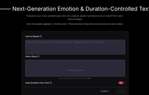 IndexTTS screenshot 1