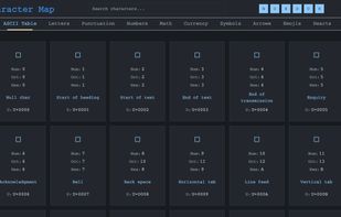 CharacterMap screenshot 1