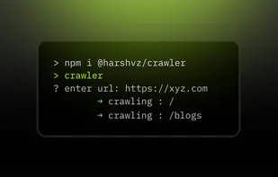 @harshvz/crawler screenshot 1