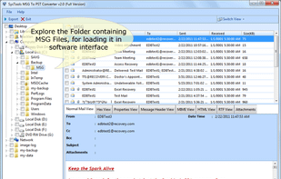 SysTools MSG to PST Converter screenshot 1