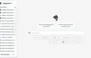 Mammouth AI screenshot 1