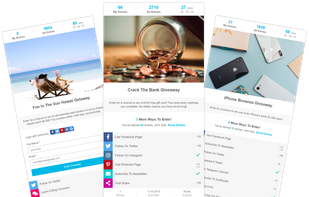 Example of how live widgets can look.