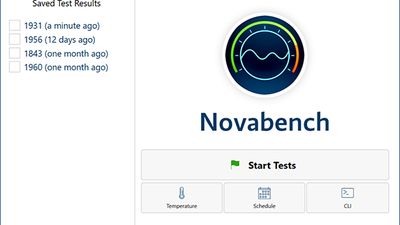 Novabench screenshot 1