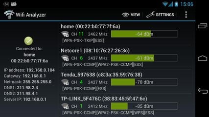 Wifi Analyzer - farproc screenshot 12
