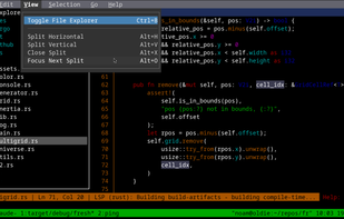 Fresh editor screenshot 2