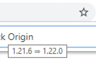 Chromium Web Store button and automated notification