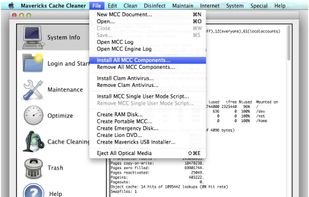 Mavericks Cache Cleaner screenshot 1