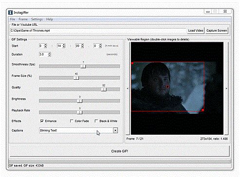 GifTuna - A desktop video to gif converter for Mac, Windows, and Linux