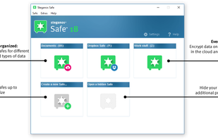Steganos Safe screenshot 2