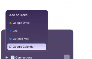 Connects to all of your apps