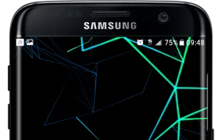 Neon Particles 3D Live Wallpaper screenshot 1