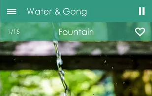 Water Sounds and Gong screenshot 1