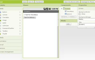 MIT App Inventor screenshot 1