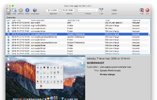 Main program window
