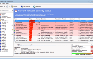 Network Security Task Manager screenshot 1