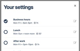 Use presets to find the best moment.