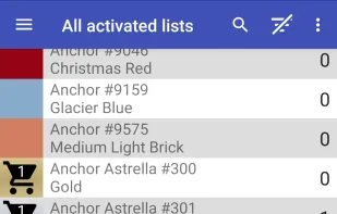 Cross Stitch Thread Organizer screenshot 1