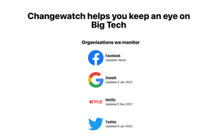 Changewatch screenshot 1