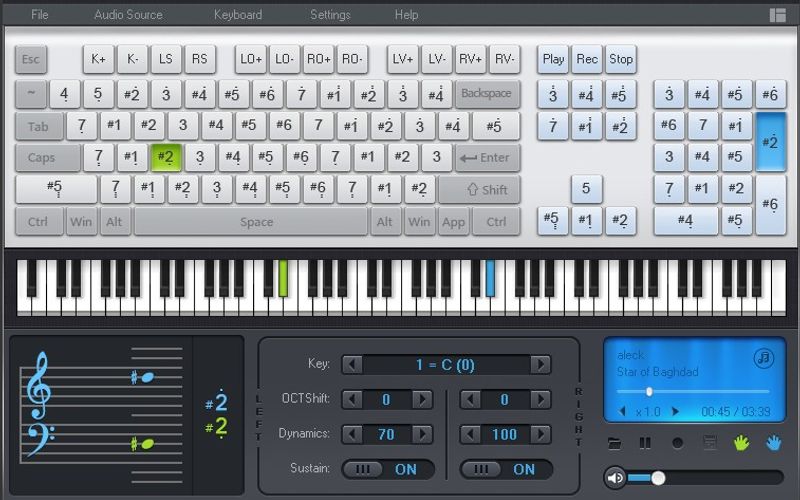 Online Virtual Piano Keyboard with MIDI Functionality