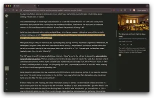 Reader & highlighting