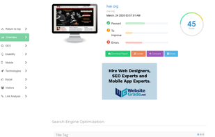 WebsiteGrade.net screenshot 1