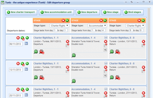 Interface for creating tours