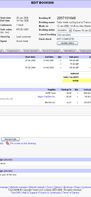 Booking screen