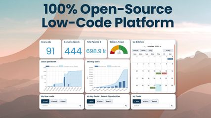 Planet Crust's 100% open source low-code platform.