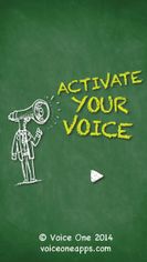 Voice One: Activate Your Voice screenshot 1
