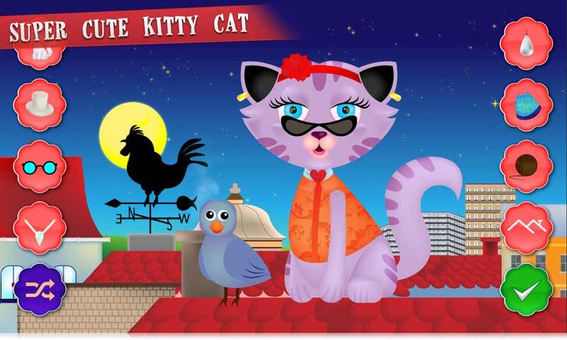 Funny Kitty Dressup - Jogo para Mac, Windows (PC), Linux