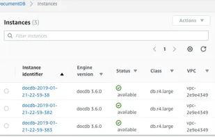 DocumentDB screenshot 1