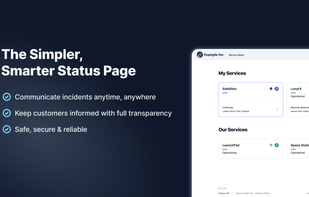 The Simpler, Smarter Status Page
