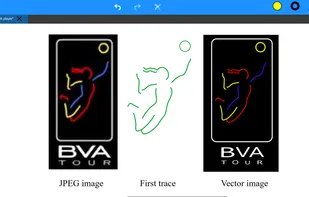 SaviDraw - an example of tracing.
