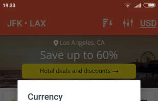 Cheap Flights - Flight Search app screenshot 3