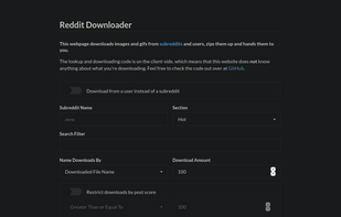 Reddit Downloader screenshot 1