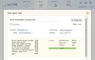actiTIME screenshot 1
