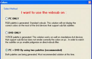 Txt2Vobsub screenshot 1