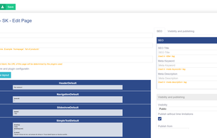Website content management