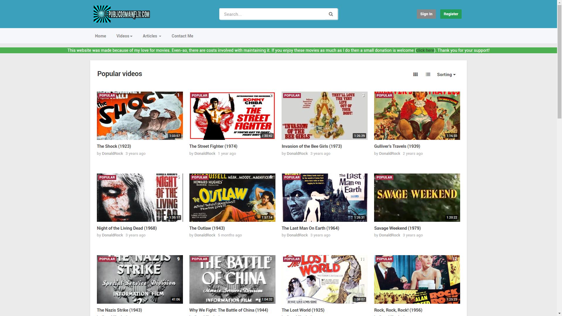 Public Domain Flix Alternatives and Similar Sites & Apps AlternativeTo