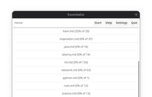 Essentialist screenshot 1