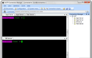 PuTTYCM screenshot 2