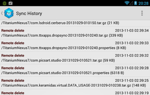 Dropsync (Dropbox Autosync) screenshot 2